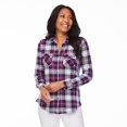 thumbnail image 1 of Penmans Women's Button-Up Plaid Shirt, 1 of 6
