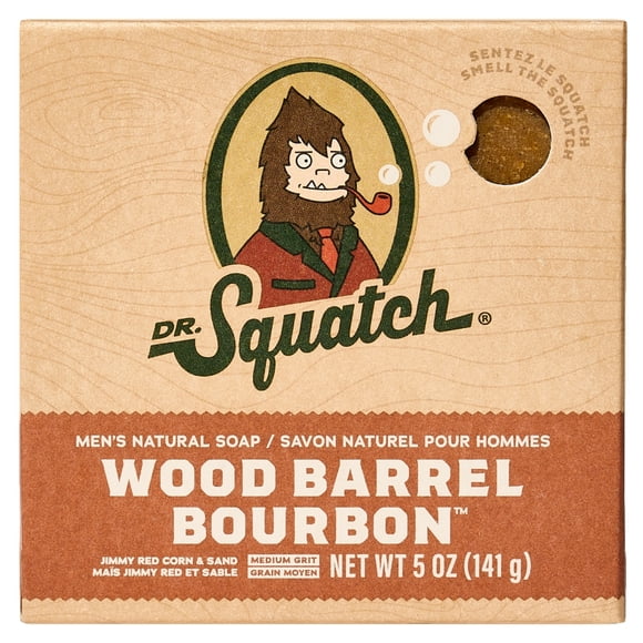 Dr. Squatch Savon Naturel Wood Barrel Bourbon
