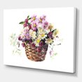 thumbnail image 3 of Designart Bouquet From Meadow Flowers In The Basket Canvas Wall Art, 3 of 4