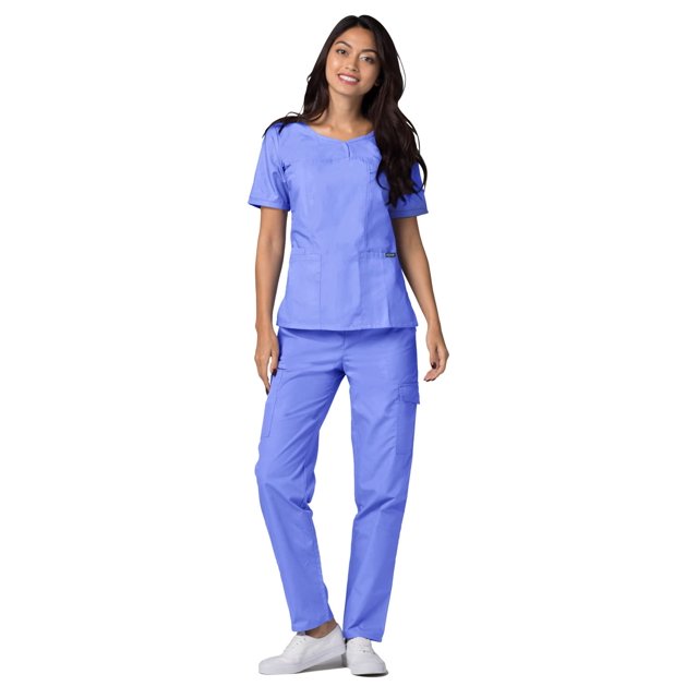 Adar Universal Women's V-Neck Scrub Top, Adult