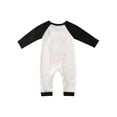thumbnail image 3 of Kmbangi Matching Family Christmas Pajamas Letter Raglan Tops + Plaid Pants, 3 of 7