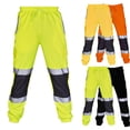 thumbnail image 4 of CEHVOM Pantalon Décontracté pour Homme, Leggings à Bande Réfléchissante en Peluche Argentée Cousue, 4 of 5