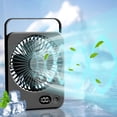 thumbnail image 1 of Rechargeable Long Battery Life Desktop Fan with Quiet Folding Handheld Design and Adjustable Wind Speeds for High Wind Power,Silent Operation Flexibility, 1 of 7