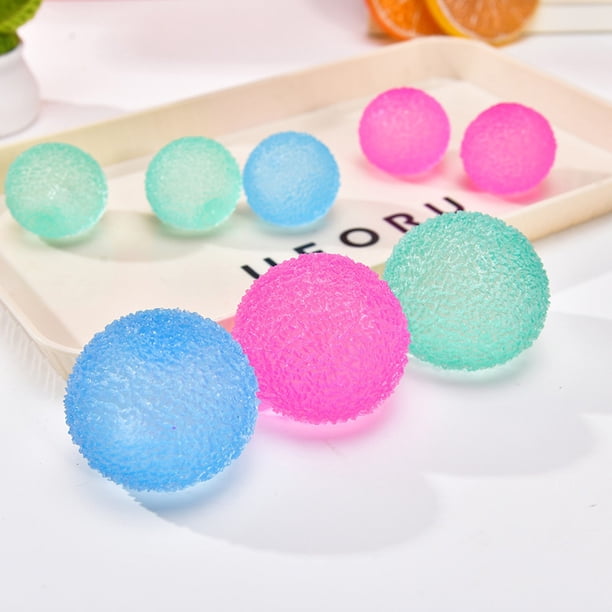 Lot de 3 Balles Anti-Stress à Remontée Lente à Presser, Jouets Doux pour Soulager l'Anxiété pour Enfants et Adultes Lot de 3 Balles Anti-Stress à Remontée Lente à Presser, Jouets Doux pour Soulager l'Anxiété pour Enfants et Adultes