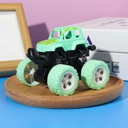 Aodebiao Double Sided Inertial Friction Power Flip Car Toy, Stunt Vehicle with Shock Absorbing Wheels for Birthday Party Favors, Durable ABS Plastic Action Figure Gift