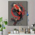 thumbnail image 4 of Japanese Koi Fish Canvas Print, for Living Room, Office, Dining Room, Study Room Decor, 4 of 8