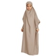 thumbnail image 1 of Kcodviy Fille Musulmane Poses Jupe Unie Ensemble pour Tout-Petites Robe Colorée Robe Nationale Robes pour Jeunes Filles Jupe Vêtements pour Enfants Arabes, 1 of 5