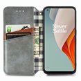 thumbnail image 5 of Case for OnePlus Nord N100 Flip Cover Wallet Flip Cover Magnetic Protective - Grey, 5 of 5