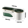 thumbnail image 3 of TIMIFIS Storage Rack Hair Dryer Rack Punch- Bathroom Wall-Mounted Hair Dryer Bracket Bathroom Hair Dryer Storage Rack Bathroom Accessories, 3 of 6