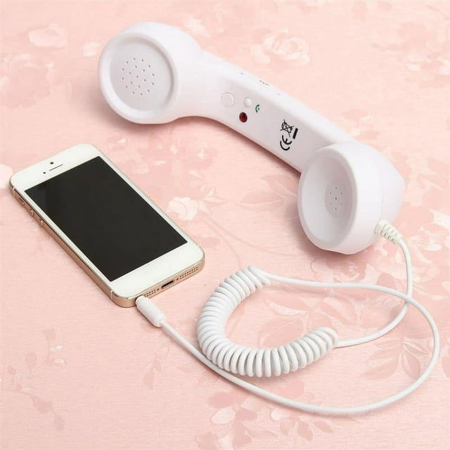 MesaSe 3.5mm Universal Phone Telephone Receiver Classic Telephone Microphone Mic