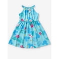 thumbnail image 1 of Disney Robes pour Filles Minnie Robe Débardeur Mode à Col Licou à Motif Floral Tenues d'Été Tailles 2-6, 1 of 5