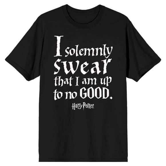 Harry Potter Je Jure Solennellement T-Shirt Noir