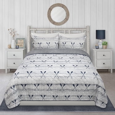 Safdie & Co. Quilt 3PC Set K Paddles