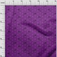 thumbnail image 2 of oneOone Organic Cotton Voile Fabric Line & Floral Block Print Fabric BTY 42 Inch Wide, 2 of 4