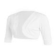 thumbnail image 3 of Boléro Châle Cardigan pour Femmes Manches 3/4 Veste Courte Courte en Tricot pour Robe S-TTG, 3 of 5