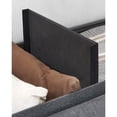 thumbnail image 4 of SONGMICS 43 Inches Folding Storage Ottoman Bench, Storage Chest, Foot Rest Stool, Dark Gray, 4 of 6