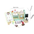 thumbnail image 4 of EQWLJWE Pretend Play Toys,Wooden Girl Children's House Toy Mini Kitchen Set, 4 of 7