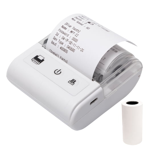 Amdohai Portable Mini Thermal Receipt Printer USB & BT Connection 2 inches 57mm Wireless Printer
