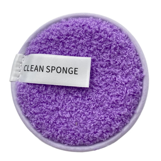 Beauty Puff Reusable Makeup Remover Pads Round Makeup Remover Pads Soft Makeup Remover Sponge Washable Unisex Suitable For All Skin Types Can Be Used For Makeup Founda, Puff for Women