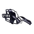 thumbnail image 1 of GROWTH TANK Breathable Basket Muzzle Adjustable Straps Black Prevent Yelling Biting Chewing reflective 2, 1 of 9