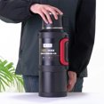thumbnail image 4 of QualitChoice Insulated Technology Cup For Portable Hydration Solution Durable Stainless Steel Thermoss black 2.5L, 4 of 6