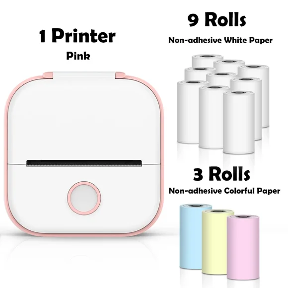 Phomemo T02 Portable Mini Printer Thermal Pocket Printer Self-adhesive Stickers Use for DIY,Journal impresora termica portatil