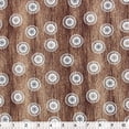 thumbnail image 1 of FABRIC CREATIONS brun Snowflakes coton Fabric by Metre, 1 of 1