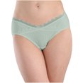 thumbnail image 3 of XZNGL Ladies Comfortable Prenatal Solid Color Large Size Abdominal Panties Low Waiste Underpants, 3 of 7