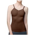 thumbnail image 1 of Dealovy Tank Tops for Women Belly Control Shapewear Seamless Body Shaper Workout V-Neck Cami Tops, 1 of 5