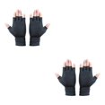 thumbnail image 2 of Redempat Black Compression Gloves Made With Nylon And Spandex Experience Relief And Flexibility black XL 2Set, 2 of 6