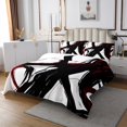 thumbnail image 3 of Erosebridal Chic Minimalst Bedspread Sets Queen Size, Abstract Ombre Bed Quilt, Geometry Striped Decor, 3 of 5