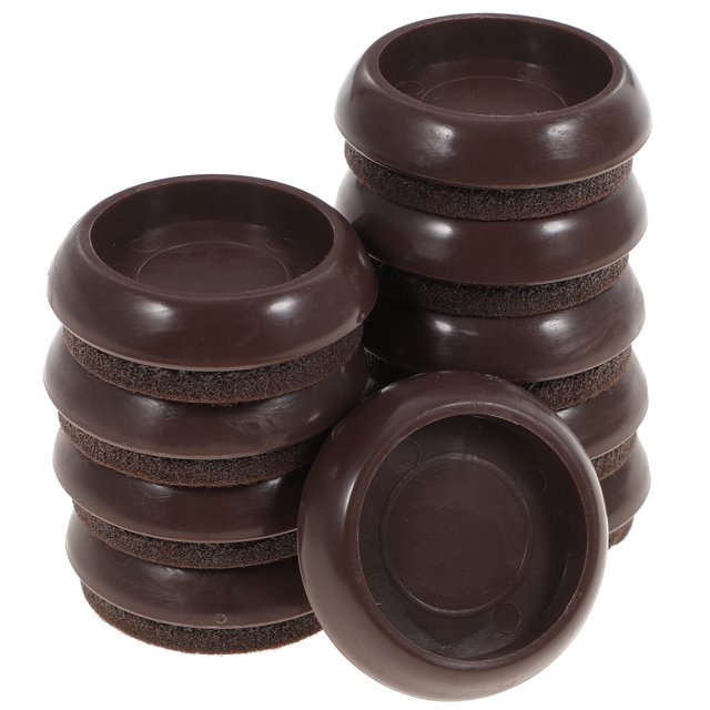 10pcs Furniture Coaster Chair Wheel Stopper 5/4 Caster Cup Furniture Protector