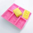 thumbnail image 2 of Moule à Savon Non Collant Réutilisable Fait Main Rectangle 3D Abeille Moule à Pâtisserie en Silicone pour Cuisine, 2 of 8