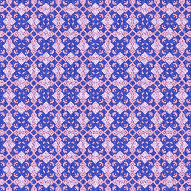 Ahgly Company Tapis d'Intérieur Lavable à la Machine, Carré, Transitionnel, Rose Blush, Tapis de Zone, 7 Pieds Carré