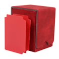 thumbnail image 3 of mmirethe Étui en Cuir Élégant 100 Cartes pour Cartes de Visite Professionnelles Rouge 1Set, 3 of 6