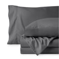 thumbnail image 1 of Ivy Union Microfiber Sheet Set - Breathable - Deep Pocket, King, Gray, 1 of 6