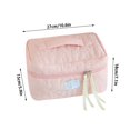 thumbnail image 3 of Ovzne Indoor Storage Box Storage Bag Portable Makeup Bag With Large Storage Capacity, Exquisite And High-End Travel Storage Box, Wash Bag Visual Storage Bag On Clearance, 3 of 3
