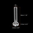 thumbnail image 2 of Unique Bargains M5x30mm Plastic Phillips Bolts PC Pan Head Machine Screws Transparent 50 Pack, 2 of 5