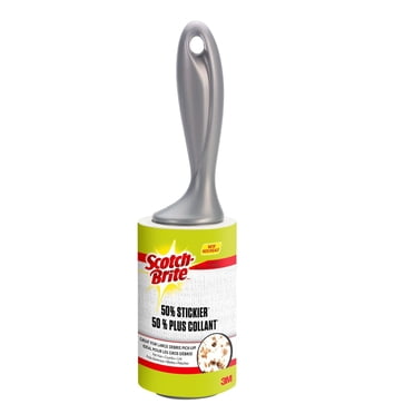 Scotch-Brite™ Extreme Clean Lint Roller 830RS-100, 4 in x 54.9 ft (10.1 cm x 16.7 m)