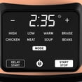 thumbnail image 4 of Gourmia 4.5 QT Programmable Slow Cooker, 5 Presets, Keep Warm, Peach, 4 of 6