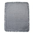 thumbnail image 3 of BabyFad Minky Ultra Gris Ensemble de Literie de Bassinette pour Bébé 9 Pcs avec Mobile Musical – Neutre pour le Genre, Tissu Minky Ultra Doux, Décor Moderne de Chambre de Bébé, 3 of 5