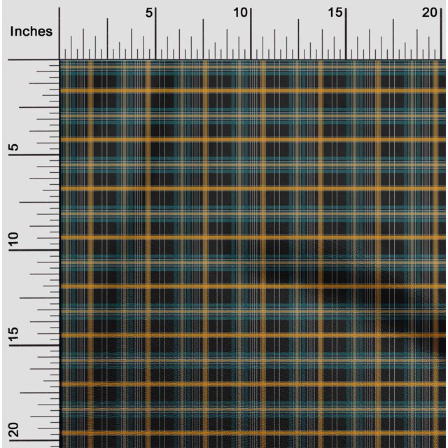 oneOone Viscose Chiffon Fabric Madras Check Printed Craft Fabric BTY 42 Inch Wide