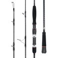 thumbnail image 1 of BLUEWING Spinning Rods Fishing Rod 1 Piece Fishing Pole with SIC K-series Guides and Stainless Steel Frame for Inshore Fishing, Bottom Fishing, Jigging, Offshore Fishing, 5'6", 1 of 6