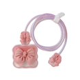 thumbnail image 2 of Chargers Cable Protective Cover  Protector for Mobile Phone Bow Knot Pink, 2 of 8