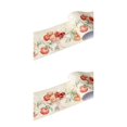 thumbnail image 1 of Wweixi Stylish PVC Waterproof Waist Line For Wall Sturdy And Easy To Clean Wood Marbling SelfAdhesive Skirting Line Safe green fruit 2Set, 1 of 6