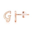 thumbnail image 1 of CHOK Sterling Silver Stud Earrings  14K Gold, 1 of 6