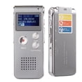 thumbnail image 2 of Enregistreur Vocal Numérique Enregistreur Activé par la Voix pour Conférences, Réunions, Entrevues Enregistreur Audio 8 Go Mini Portable Dictaphone à Ruban avec Lecture, USB, MP3, 2 of 9