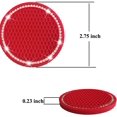thumbnail image 3 of ORUYROP PinePoem Car Cup Holder Coaster with Bling Crystal Rhinestone, 6 Pack Universal Auto Anti Slip Cup Holder Insert Coaster, Car Interior Accessories 2.75in, 3 of 6