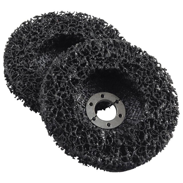 Sanding Wheel Paint Rust Removal Grinding removal disc; rust Disc Stainless Steel Polishing Wheel, Black, 100mm, 16mm Inner Hole