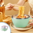 thumbnail image 1 of Straw Small Size Rice Bowl Soup Bowl Household Tableware Students Scald Bowl Soaking Bowl, 1 of 6